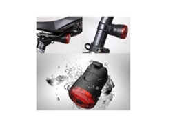 Farol Traseiro Inteligente para Bicicleta, Detecção Automática, Super Brilhante, Carregamento Usb Recarregável, Preto STELASPLEN