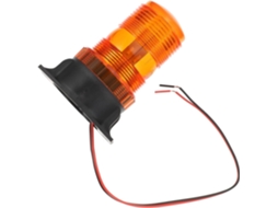 Luzes Estroboscópicas De Emergência Laranja Fáceis Instalar, 15w, Em Policarbonato E Metal, Para Veículos Industriais E