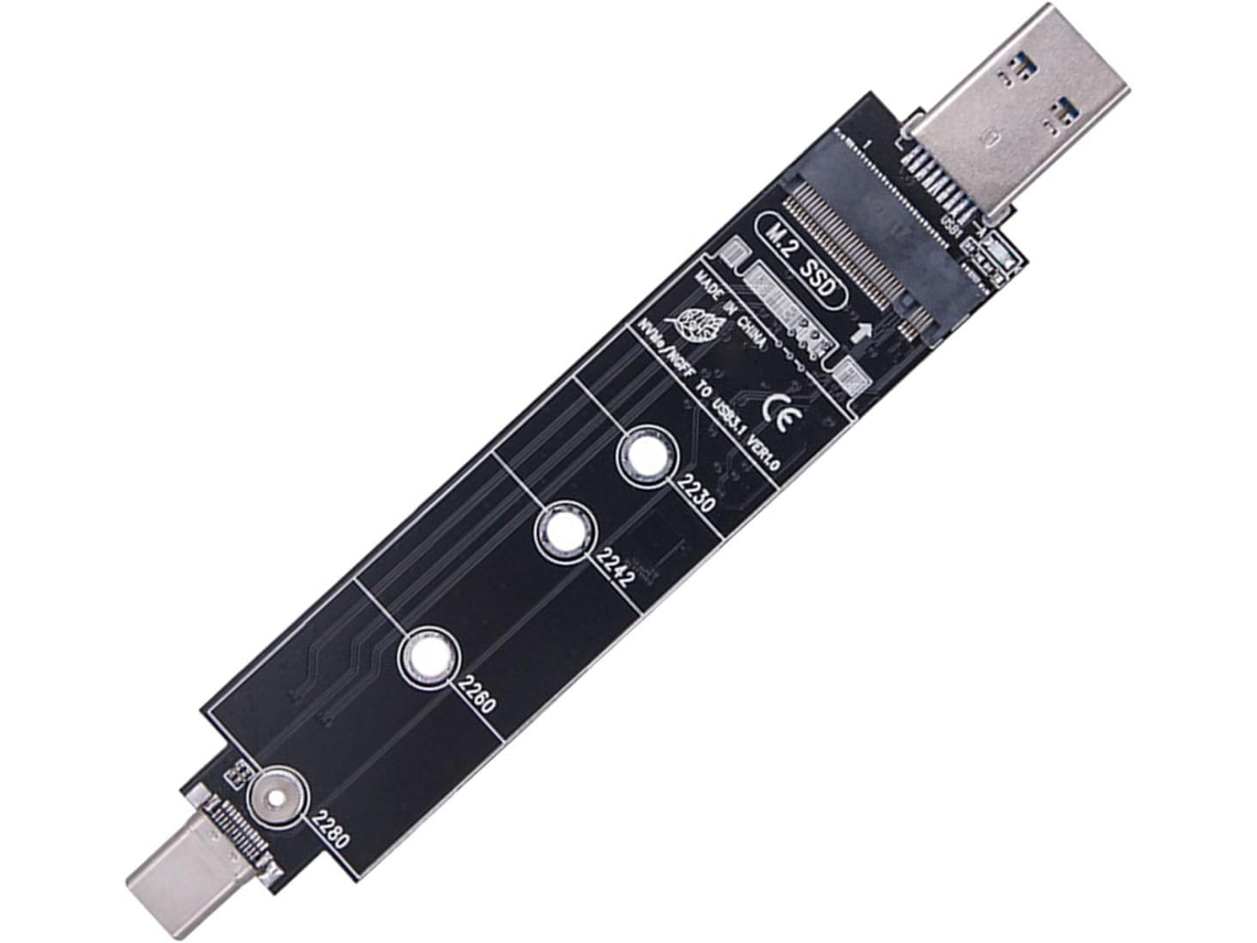 Adaptador Usb De Protocolo Duplo Para 3.1 Gen 2, Unidades Estado