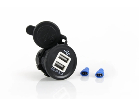 Carregador Usb 12v 2 Conexões Usb Bkap