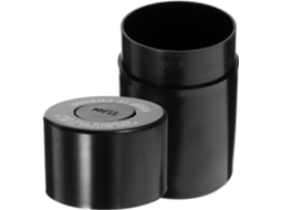 Recipiente Hermético A Vácuo Em Abs Preto Para Chá E Frutas Secas, Portátil E, Ideal Para Armazenamento Na Cozinha E Em