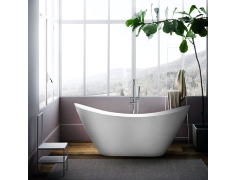 Banheira oval de instalação livre desing Siro