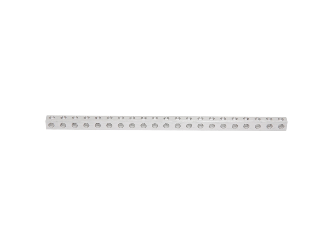 Pieza De Estrutura Robótica De Viga Quadrada 8x8x168mm Com 21 Buracos 3106-0021-0168 Acessório