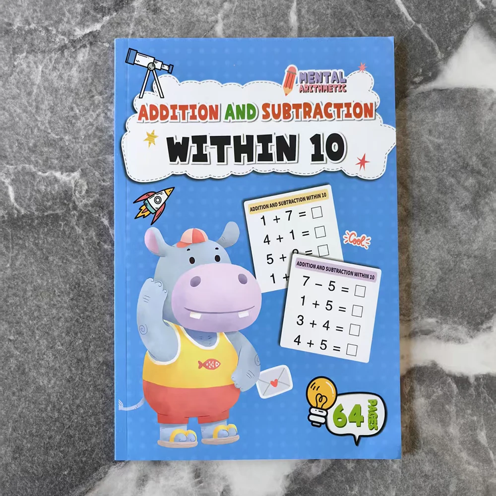 Livros de Exercícios de Matemática para Crianças, Ferramentas para Melhorar o Aprendizado da Matemática MDUG (10 Anos Ou Menos)
