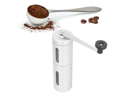 Moedor De Café Portátil Com Manivela Prata, Mini Moedor Manual De Pimenta Em Grãos Aquaforge (1 Unidade)