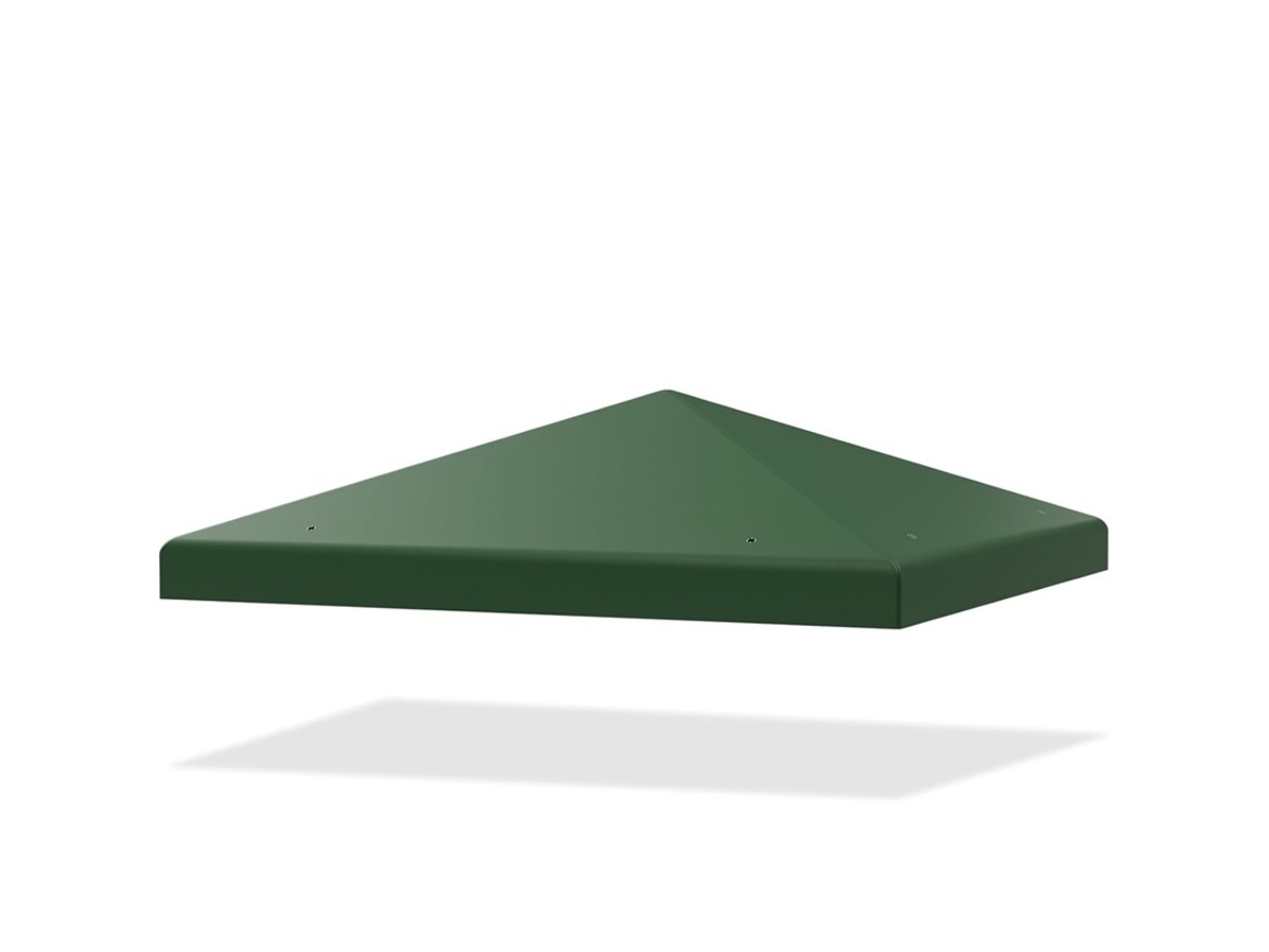 Toldo de Substituição para Pérgula COSTWAY Fácil de Montar (300 Cm X 300 Cm Poliéster Verde Escuro)