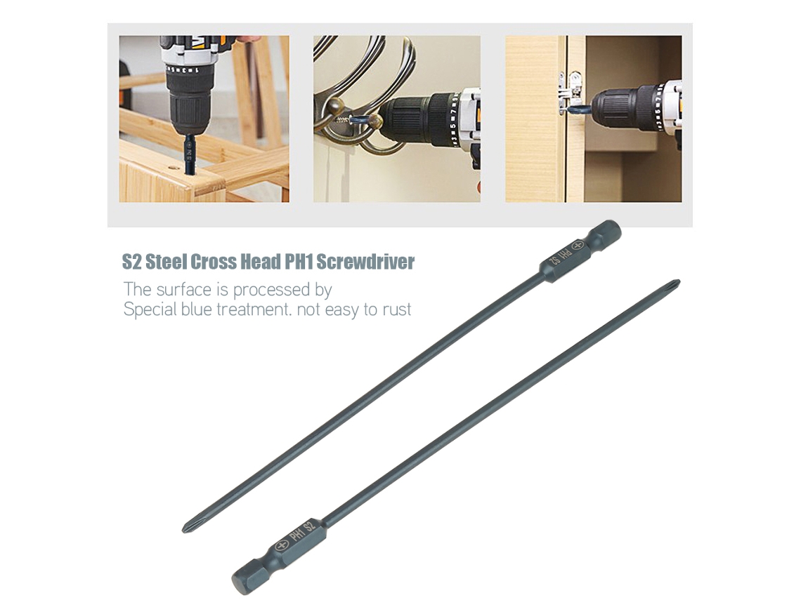 Laxiscreed Kit De Pontas Em Aço S2, Modelo Ph1, Para Chaves De Fenda Cruzada Em Eletrónica