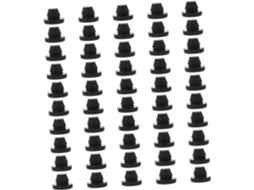 Conjunto De 50 Protetores Silicone Para Pés Mesa E Cadeira, Resistentes A Altas Temperaturas, Com Formato Cônico