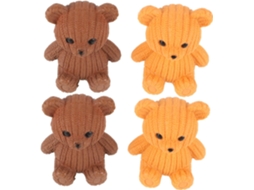 Conjunto De 4 Miniaturas Decorativas De Ursos Em Pvc Para Escritório E Decoração De Micro Paisagens, Para Casa E Gokoco