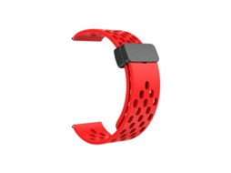 Pulseira De Silicone Com Furo Magnético Para Relógio Gt6, Compatível Com Huawei Gt5, Samsung Watch6, Xiaomi S4, Band