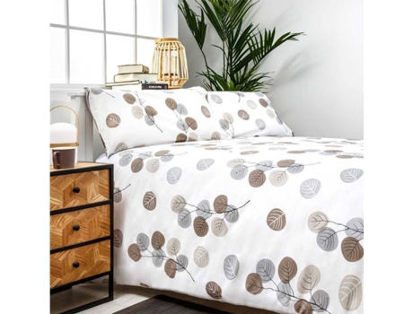 Capa de Edredão COTTON ARTEAN Hondarribia (Bege - 260x240 cm - Algodão)
