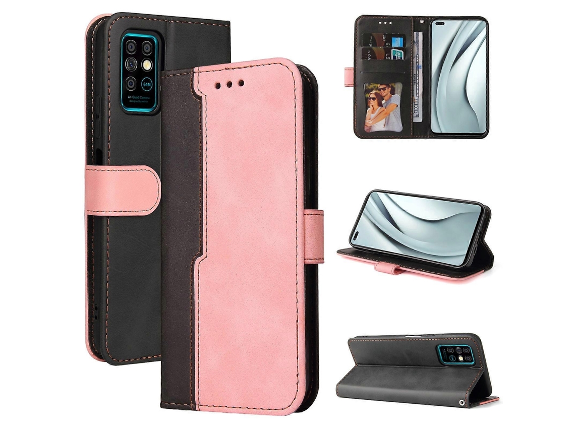 Capa De Couro Pu Com Flip Horizontal E Costura Colorida Para Infinix Note 8 Business Com Suporte, Compartimentos Para Cartões E Porta-retratos