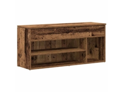 Sapateira Madeira Derivados Madeira Velha MAISON EXCLUSIVE (102x30,5x45 cm)