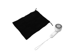Ventilador Portátil Plegable 180° Recargable Digital Branco