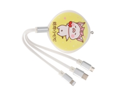 Cabo de Carregamento Usb Retrátil 3 em 1 LAXISCREED