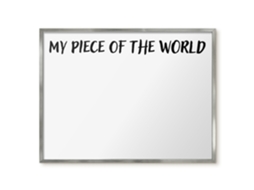 Magnetic Wall Board My Piece Of The World For The Office Espelharte (80x60 Cm)