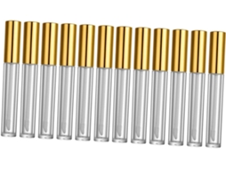 Conjunto De 40 Tubos De Confeitar Recarregáveis Com Acabamento Brilhante E Frascos Vazios Para