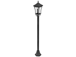 Lanterna de Jardim BTFORUS Movida a Energia Solar, 127cm, luz LED Branca Fria com Sensor de Luz, à Prova D'água IP44