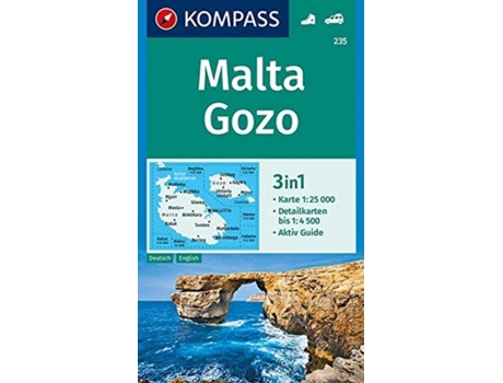 Livro malta gozo 235 gps kompass de edited by kompass karten gmbh (alemão)