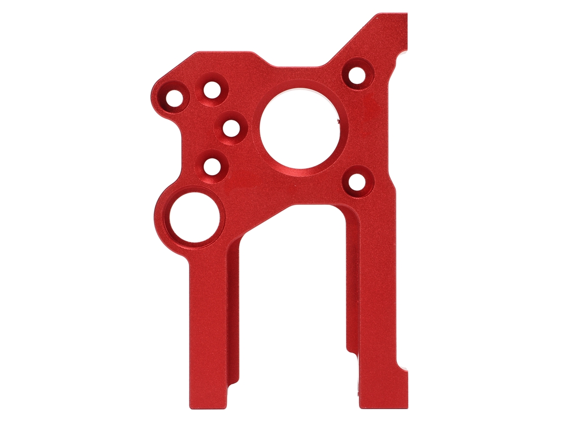 Suporte De Motor Rc Em Liga De Alumínio Vermelho Prático Decorativo Fácil Instalação Para Arrma Série 1/5 Acessório Rc