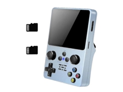 Console De Videogame Retrô R35s De 128 Gb, Mais De 15.000 Jogos, Tela Ips De 3,5 Polegadas, Sistema Linux, Player De Jogos Portátil C Ly Ebike