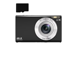 Câmera Digital 48mp 2.7k Fhd Com Zoom Digital De 16x E Foco Automático Na Webcam