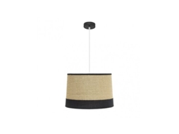 Tietar Pingente 1Xe27 Saco/Preto Regx40X40 Cm FABRILAMP