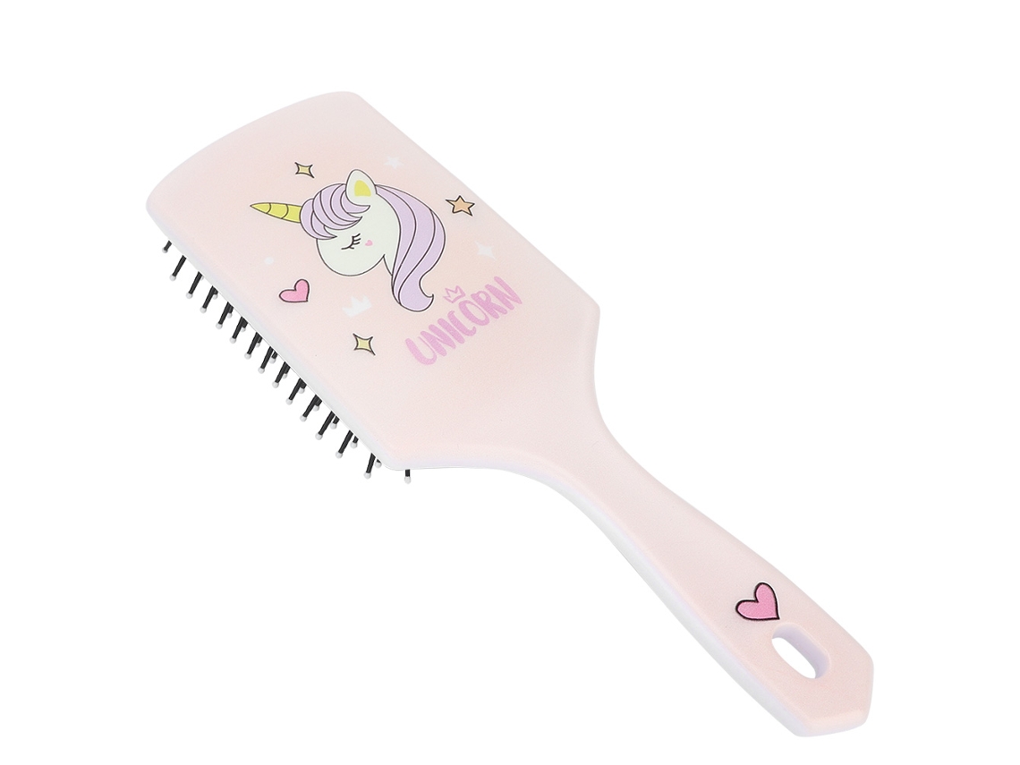 Pente De Massagem Para Cabelo Antiestático Com Airbag Cartoon Design Resistente A Enrolamento Para Uso Doméstico E Viagem Cor Roxo