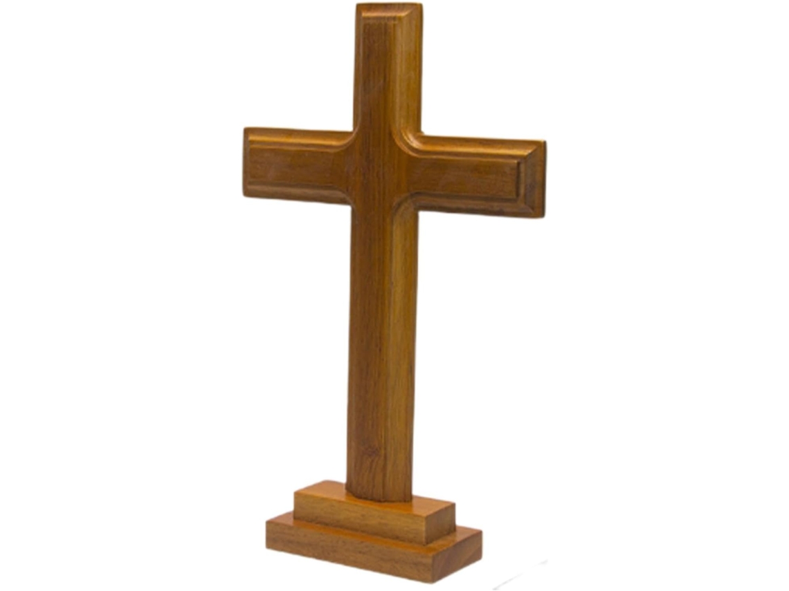 Decoração De Parede Sagrada Em Madeira | Estátua Religiosa Com Escultura