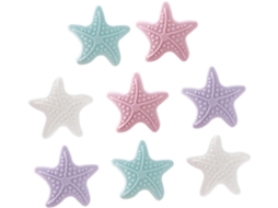 Conjunto De 8 Protetores Maçaneta Silicone Em Formato Estrela Com Amortecimento Ruído Luminoso Para Proteção Paredes