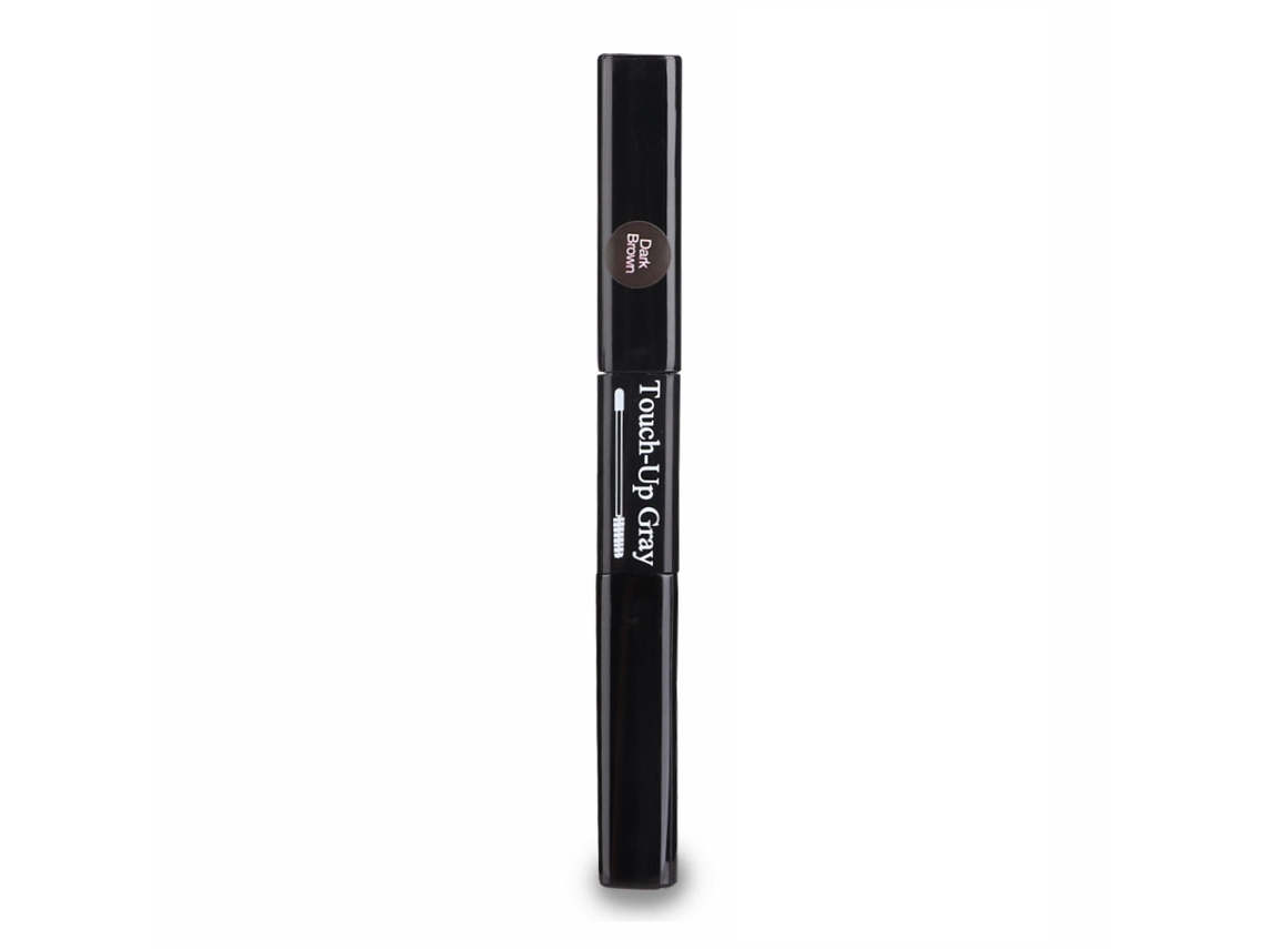 Tintura de cabelo descartável 2026, 7ml, pente para tingir, cor castanho escuro, estilo de beleza.