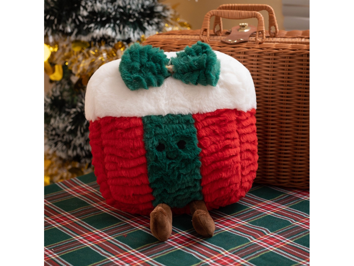 (caixa De Presente De Natal Colorida 30 Cm) Brinquedos De Pelúcia, Almofadas, Bonecas, Decorações