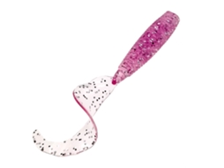 Pacote com 10 Iscas Artificiais de Silicone MDUG, rosa, 85 mm