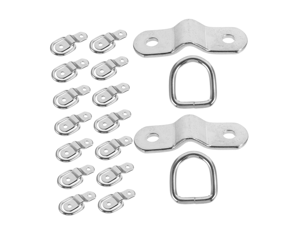 Conjunto De 16 Anéis Amarração Para Reboques,caminhões Plataforma E Suportes Carga Com Pontos...
