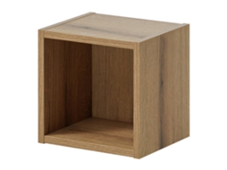 Prateleira cubo de banho Newport aglomerado 27x25x21 cm - Carvalho