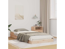 Vidaxl Estrutura Da Cama Natural 100 X 200 Cm