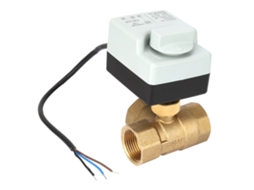 Válvula Elétrica De Esfera Brass Laxiscreed Com Controle Manual E Sistema De 3 Vias De 3 Fios