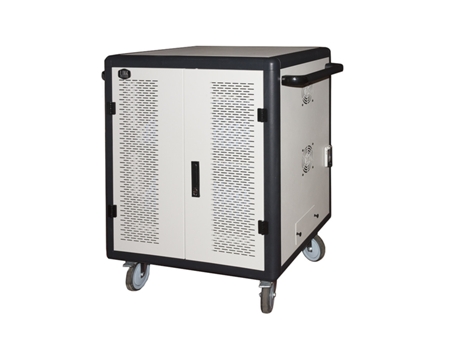 Lksca40 Carrinho de dispositivo portátil e gerenciamento de gabinete e carrinho de carregamento para dispositivos portáteis Preto, cinza Link Accessori