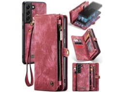 Capa De Couro Flip Horizontal Multifuncional Destacável Para Samsung Galaxy S22 5g Me-008