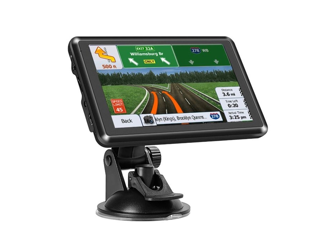 Unidade De Navegação Gps Para Carros E Caminhões 2023, Navegação Por Satélite De 5 Polegadas Para Caminhões E Carros Na Europa