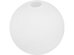 Luminária Pendente Esférica de Vidro Branco Fosco, Leve e de Baixa Manutenção, para Lustres e SFUSHOS