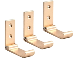 Ganchos De Metal Parede, Autoadesivos, Pendurar Bolsas E Casacos, Acessórios De Banheiro, Conjunto Com 3 Peças