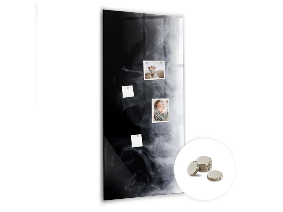 Quadro Magnético Fumaça Para A Cozinha Espelharte (60x120 Cm)