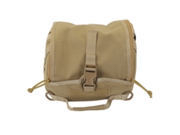 Bolsa de Armazenamento para Capacete de Camping Lona Anti arranhões Ajustável Khaki
