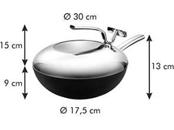 Wok TESCOMA President 30 cm com tampa