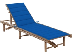 Sunlounger, Sunloungers Vidaxl Azul Madeira De Acácia (n/a)