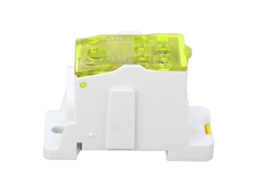 Caixa De Distribuição Terminal 690v 160a Bloco De Terminal Din Rail Pa66 Amarela