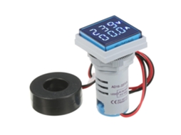 Mini Indicador Digital De Tensão E Corrente Ca 60-500v 0-100a