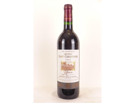 Vinho Tinto CHÂTEAU SAINT-CHRISTOPHE 2003 (75 cl - 1 unidade)