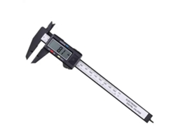 Marcador Digital Eletrônico De Plástico Com Lâmina Vernier De 0 150 Mm / 0 6 Polegadas Aquaforge